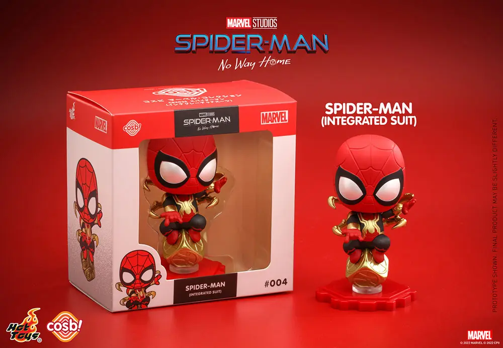 Spider-Man: No Way Home Cosbi Minifigur Spider-Man (Integrated Suit) 8 cm termékfotó