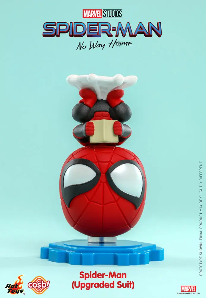 Spider-Man: No Way Home Cosbi Minifigur Spider-Man (Upgraded Suit) 8 cm Produktfoto