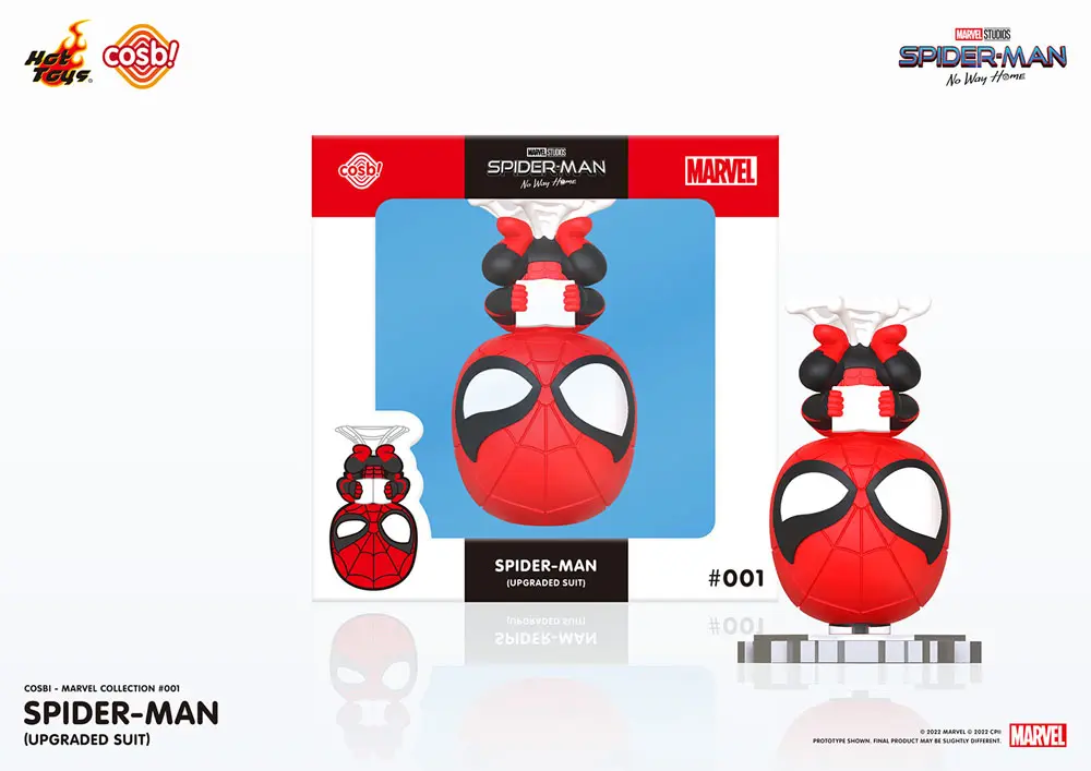 Spider-Man: No Way Home Cosbi Minifigur Spider-Man (Upgraded Suit) 8 cm Produktfoto