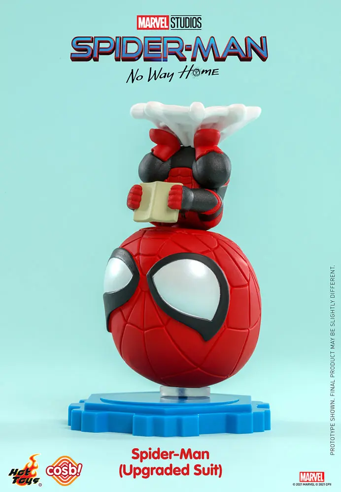 Spider-Man: No Way Home Cosbi Minifigur Spider-Man (Upgraded Suit) 8 cm Produktfoto