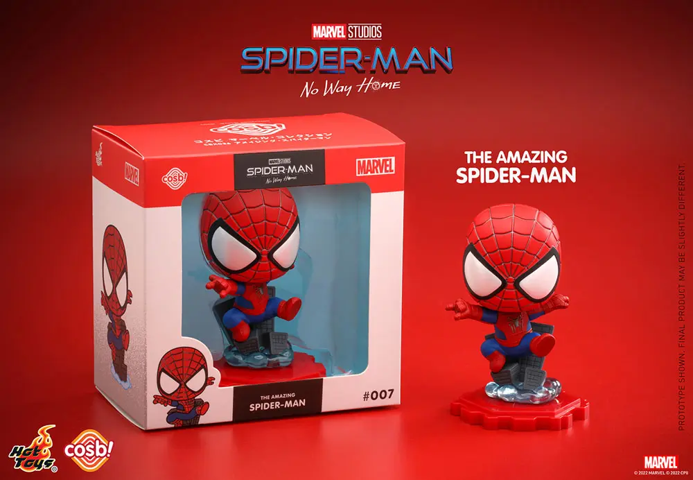 Spider-Man: No Way Home Cosbi Minifigur The Amazing Spider-Man 8 cm Produktfoto