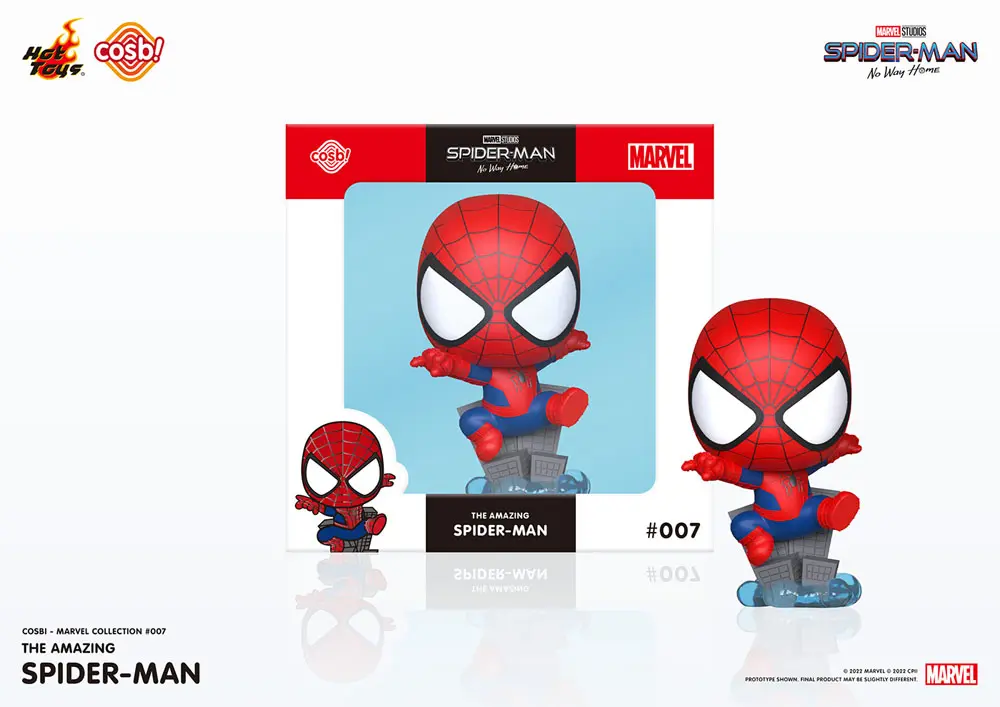 Spider-Man: No Way Home Cosbi Minifigur The Amazing Spider-Man 8 cm Produktfoto