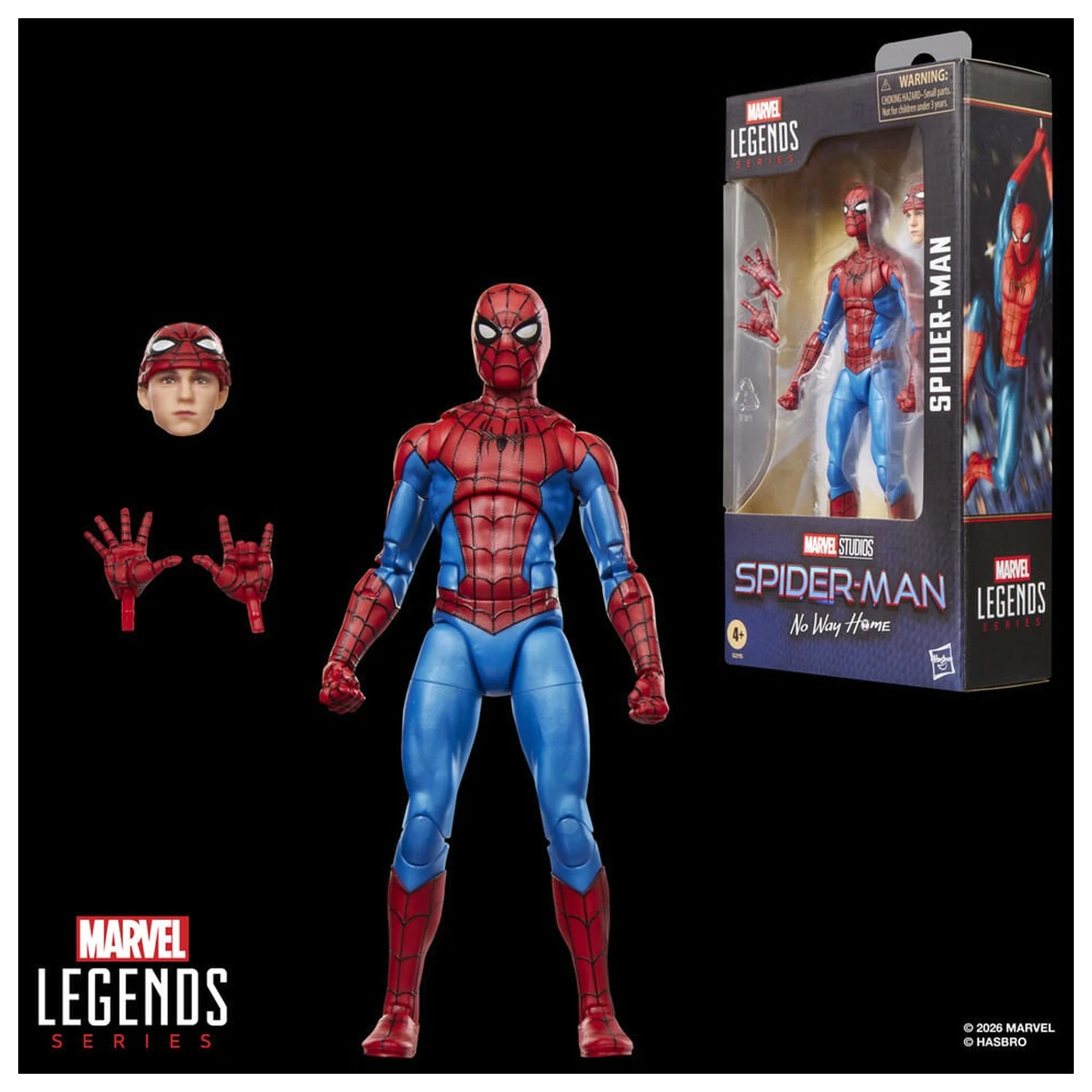 Spider-Man No Way Home Marvel Legends Series Spider-Man Figur 15cm Produktfoto