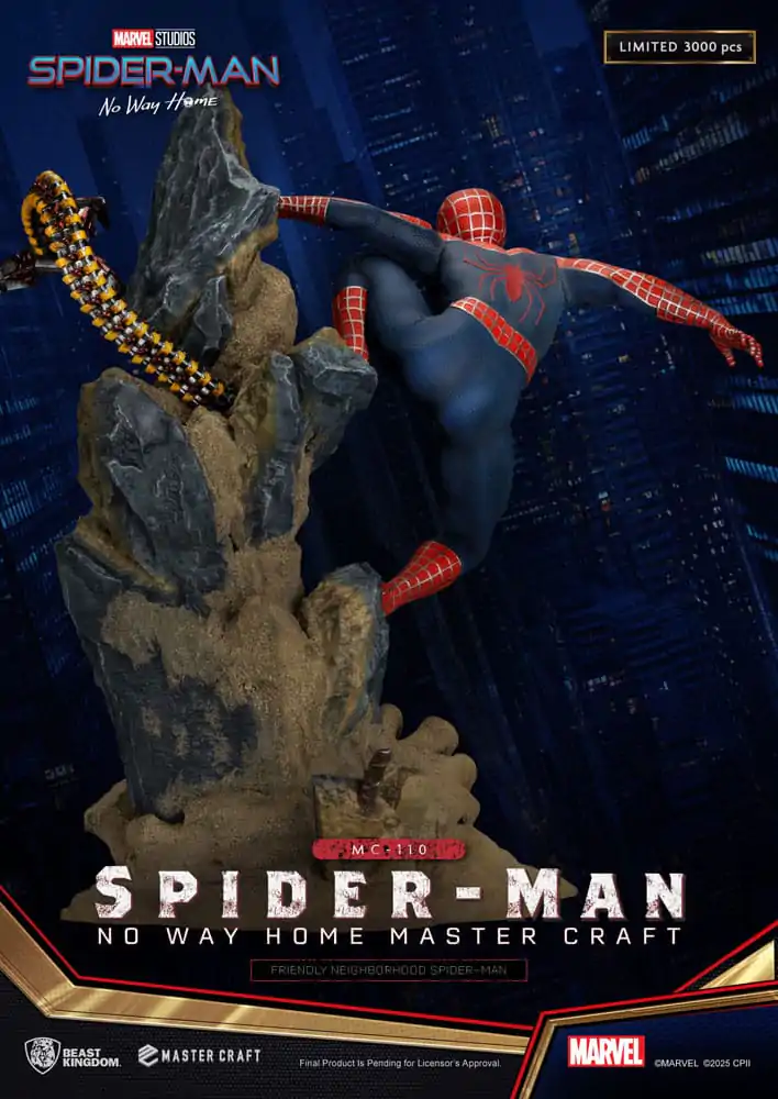 Spider-Man: No Way Home Master Craft Statue Friendly Neighborhood Spider-Man 36 cm Produktfoto