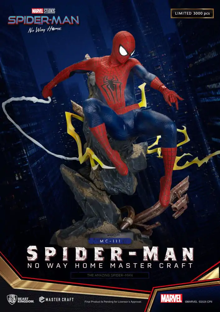Spider-Man: No Way Home Master Craft Statue Der Amazing Spider-Man 35 cm Produktfoto