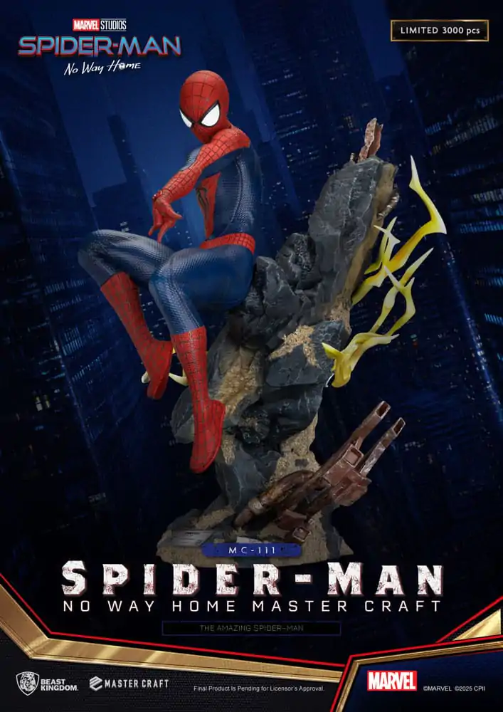Spider-Man: No Way Home Master Craft Statue Der Amazing Spider-Man 35 cm Produktfoto