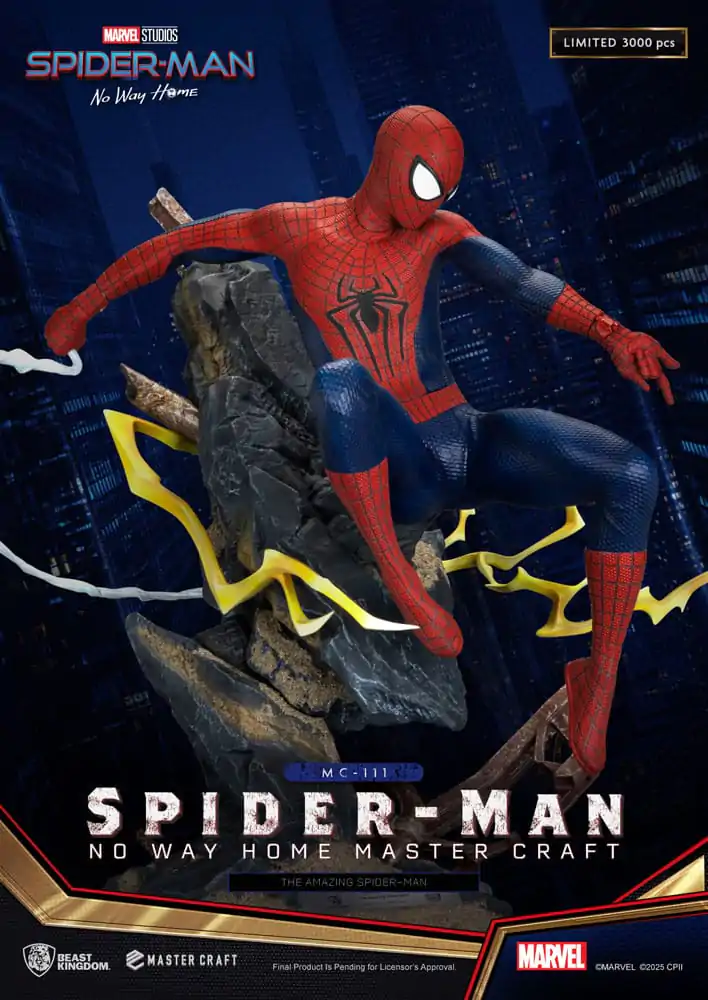 Spider-Man: No Way Home Master Craft Statue Der Amazing Spider-Man 35 cm Produktfoto