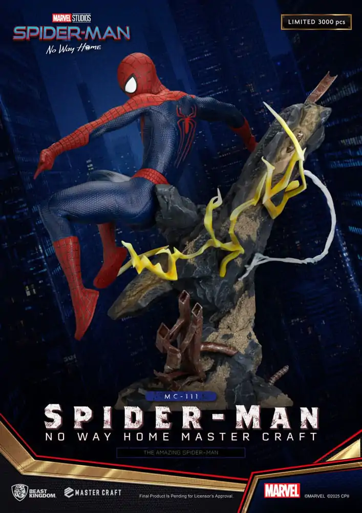 Spider-Man: No Way Home Master Craft Statue Der Amazing Spider-Man 35 cm Produktfoto