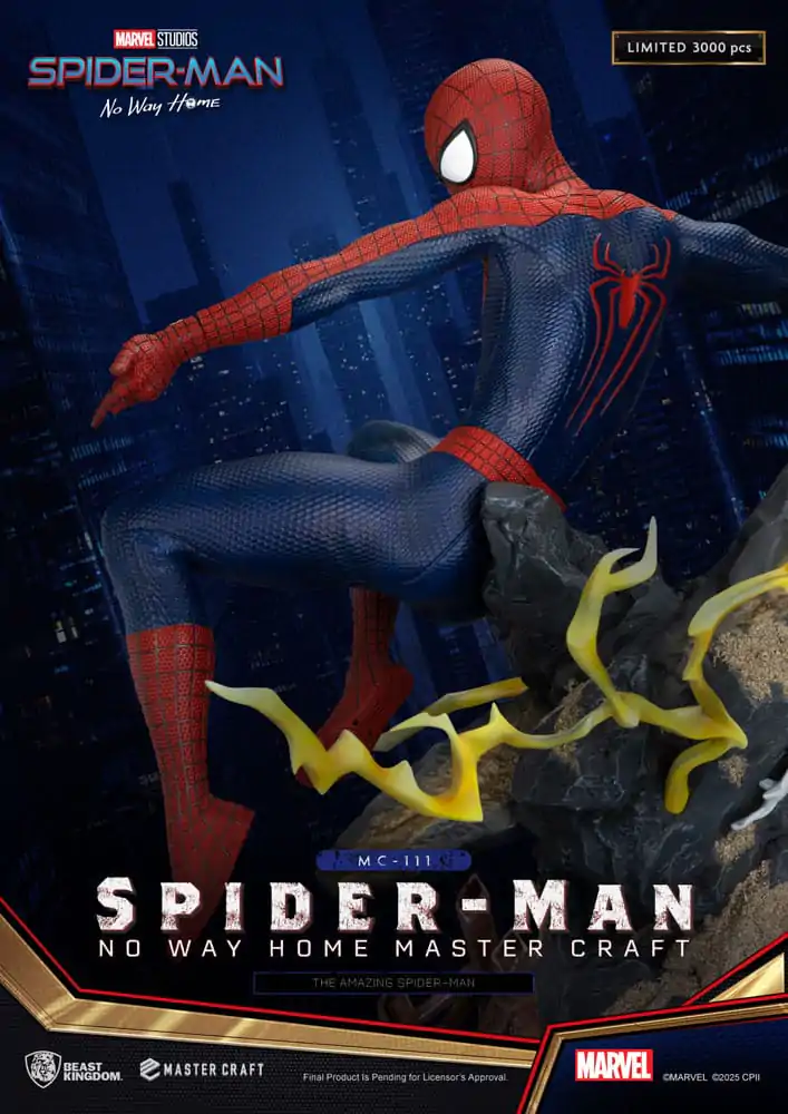 Spider-Man: No Way Home Master Craft Statue Der Amazing Spider-Man 35 cm Produktfoto