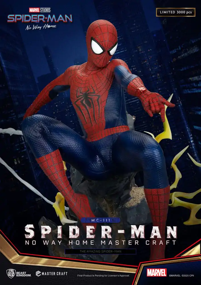 Spider-Man: No Way Home Master Craft Statue Der Amazing Spider-Man 35 cm Produktfoto