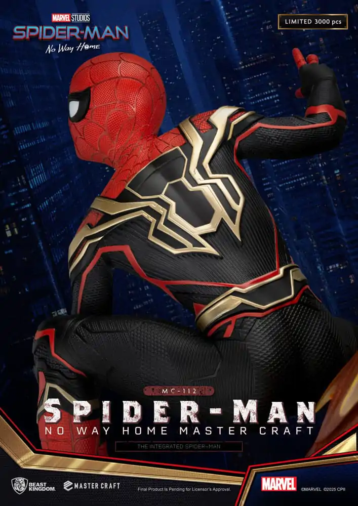 Spider-Man: No Way Home Master Craft Statue The Integrated Spider-Man 31 cm Produktfoto
