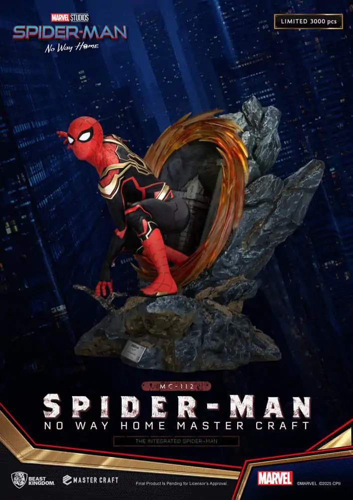Spider-Man: No Way Home Master Craft Statue The Integrated Spider-Man 31 cm Produktfoto