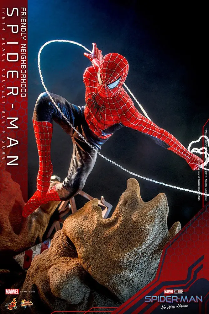 Spider-Man: No Way Home Movie Masterpiece Action Figur 1/6 Friendly Neighborhood Spider-Man 30 cm termékfotó