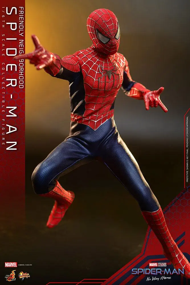 Spider-Man: No Way Home Movie Masterpiece Action Figur 1/6 Friendly Neighborhood Spider-Man 30 cm termékfotó