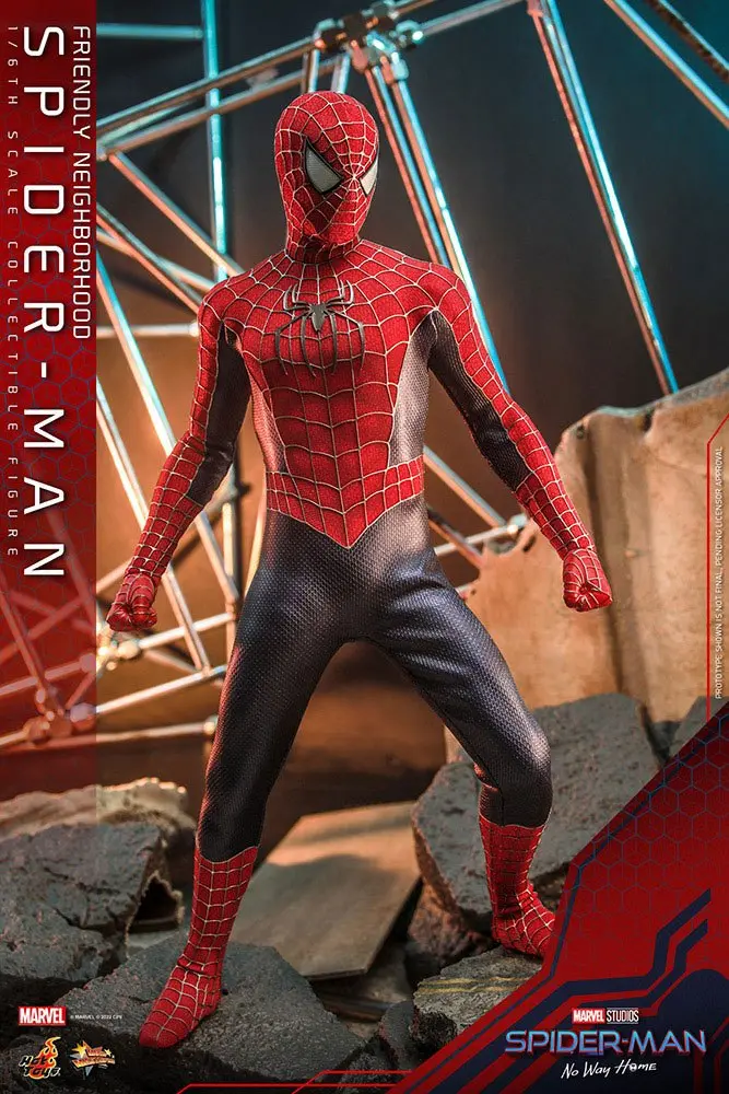 Spider-Man: No Way Home Movie Masterpiece Action Figur 1/6 Friendly Neighborhood Spider-Man 30 cm termékfotó