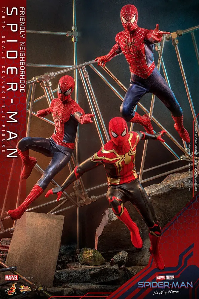 Spider-Man: No Way Home Movie Masterpiece Action Figur 1/6 Friendly Neighborhood Spider-Man 30 cm Produktfoto