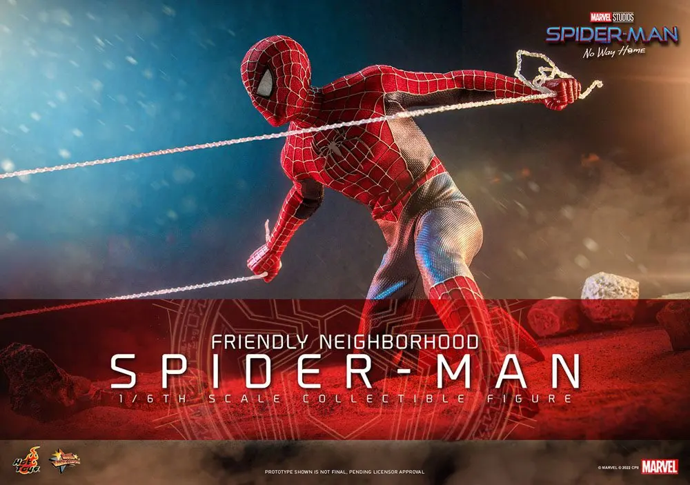 Spider-Man: No Way Home Movie Masterpiece Action Figur 1/6 Friendly Neighborhood Spider-Man 30 cm Produktfoto