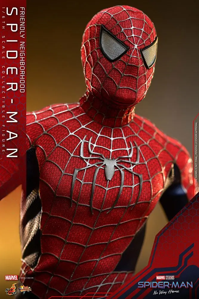 Spider-Man: No Way Home Movie Masterpiece Action Figur 1/6 Friendly Neighborhood Spider-Man 30 cm termékfotó