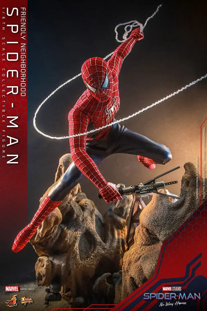 Spider-Man: No Way Home Movie Masterpiece Action Figur 1/6 Friendly Neighborhood Spider-Man 30 cm termékfotó