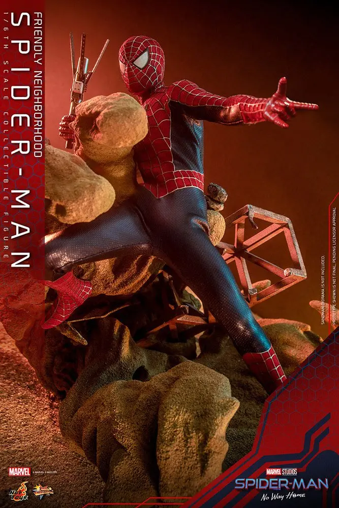 Spider-Man: No Way Home Movie Masterpiece Action Figur 1/6 Friendly Neighborhood Spider-Man 30 cm Produktfoto