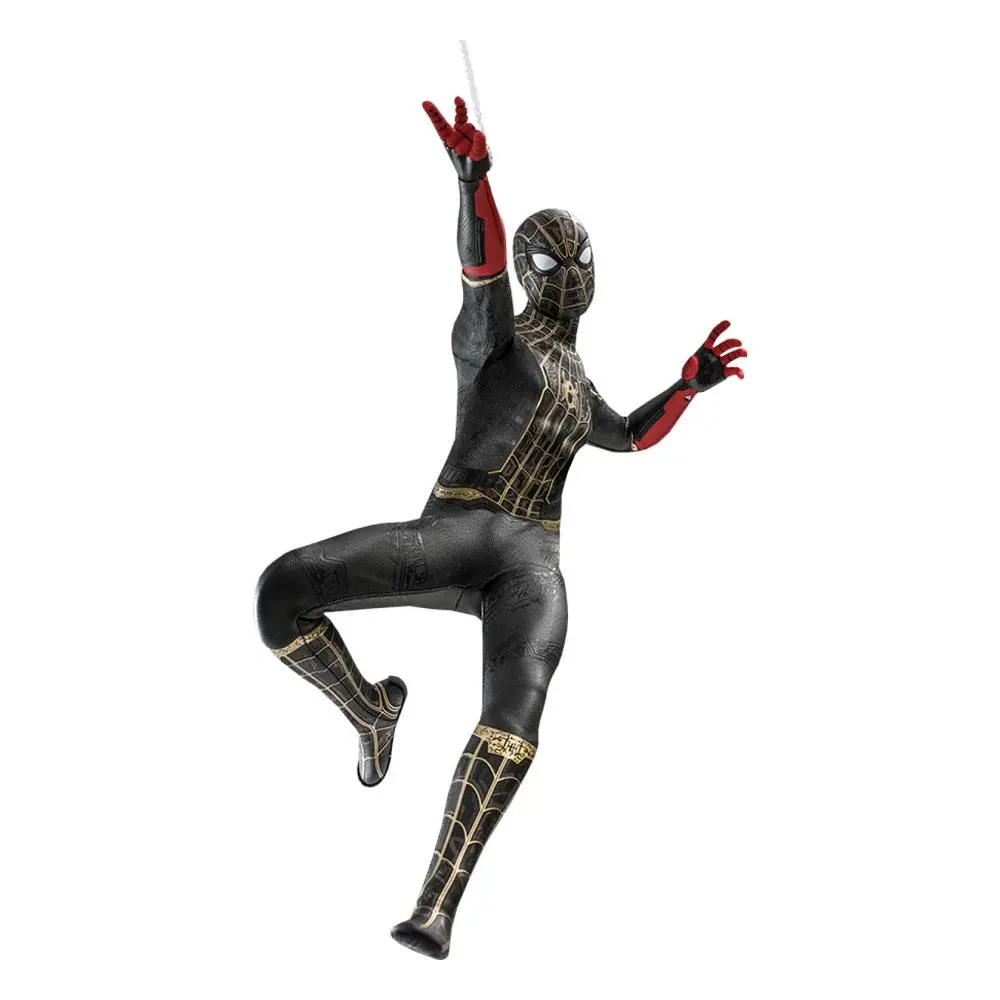 Spider-Man: No Way Home Movie Masterpiece Actionfigur 1/6 Spider-Man (Black & Gold Suit) 30 cm termékfotó