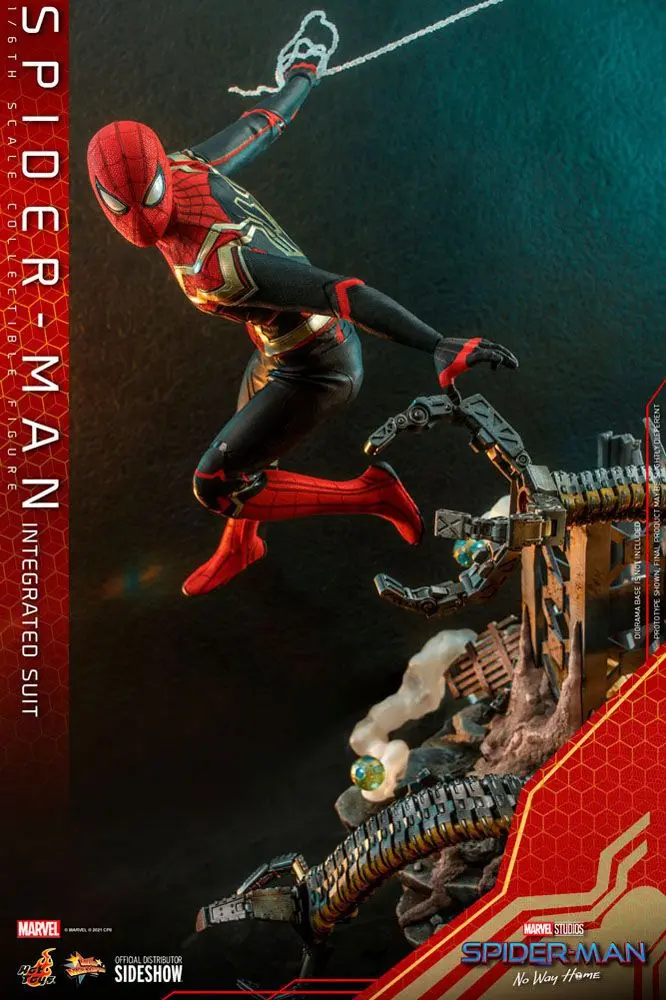 Spider-Man: No Way Home Movie Masterpiece Actionfigur 1/6 Spider-Man (Integrated Suit) 29 cm Produktfoto