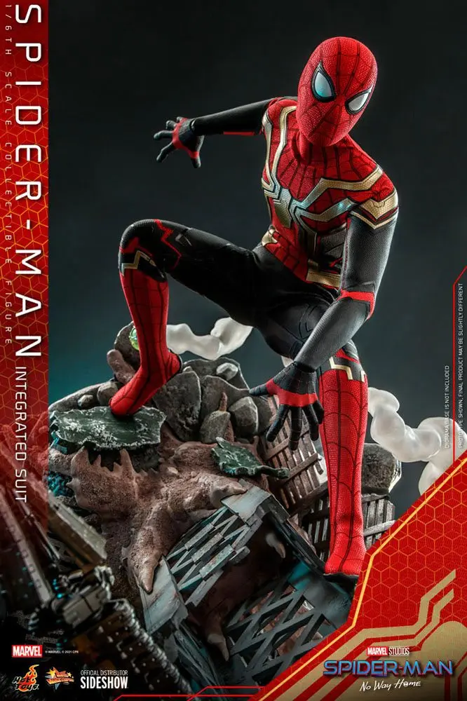 Spider-Man: No Way Home Movie Masterpiece Actionfigur 1/6 Spider-Man (Integrated Suit) 29 cm Produktfoto