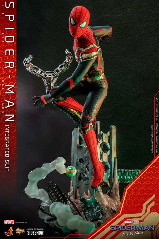 Spider-Man: No Way Home Movie Masterpiece Actionfigur 1/6 Spider-Man (Integrated Suit) 29 cm Produktfoto