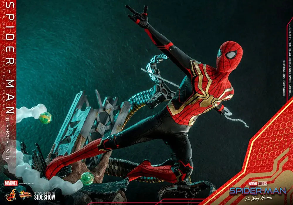 Spider-Man: No Way Home Movie Masterpiece Actionfigur 1/6 Spider-Man (Integrated Suit) 29 cm Produktfoto