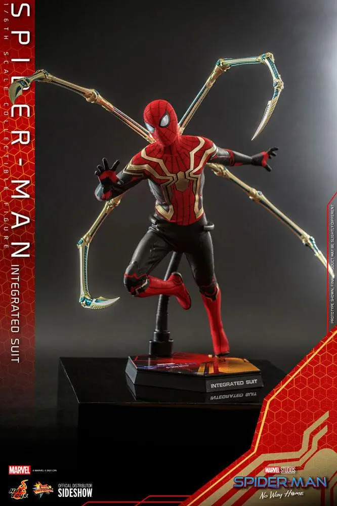 Spider-Man: No Way Home Movie Masterpiece Actionfigur 1/6 Spider-Man (Integrated Suit) 29 cm Produktfoto