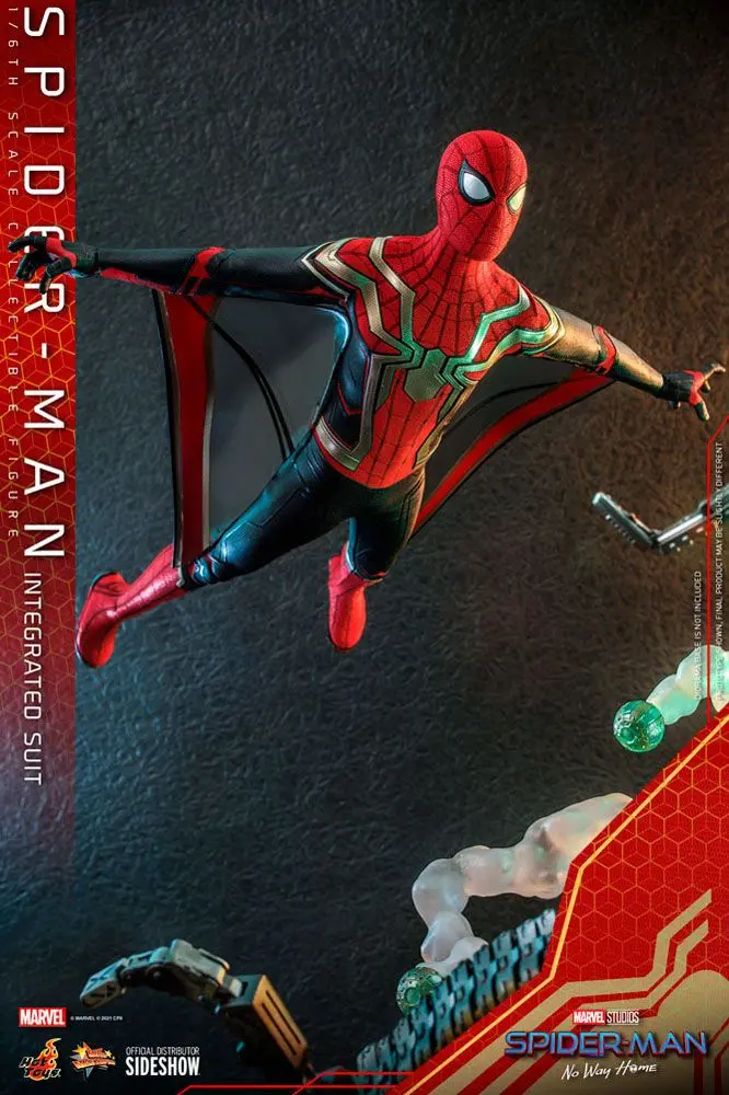 Spider-Man: No Way Home Movie Masterpiece Actionfigur 1/6 Spider-Man (Integrated Suit) 29 cm Produktfoto