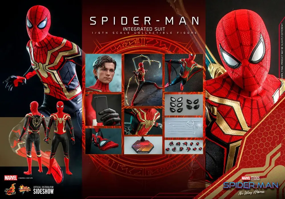 Spider-Man: No Way Home Movie Masterpiece Actionfigur 1/6 Spider-Man (Integrated Suit) 29 cm Produktfoto