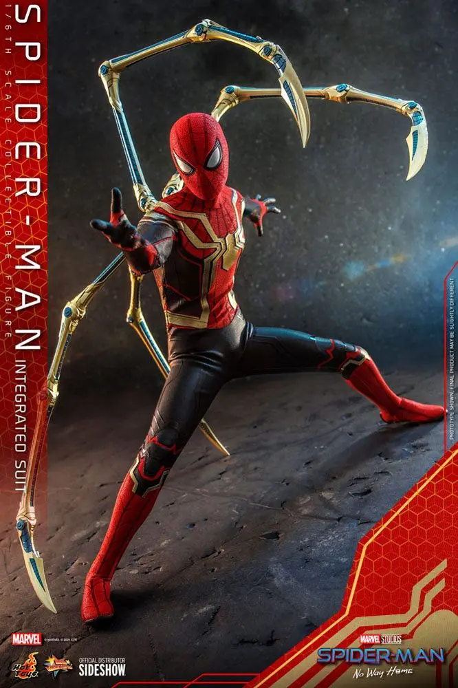 Spider-Man: No Way Home Movie Masterpiece Actionfigur 1/6 Spider-Man (Integrated Suit) 29 cm Produktfoto