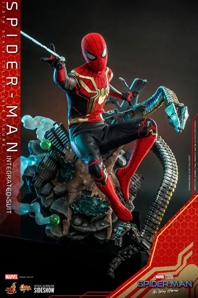Spider-Man: No Way Home Movie Masterpiece Actionfigur 1/6 Spider-Man (Integrated Suit) 29 cm Produktfoto