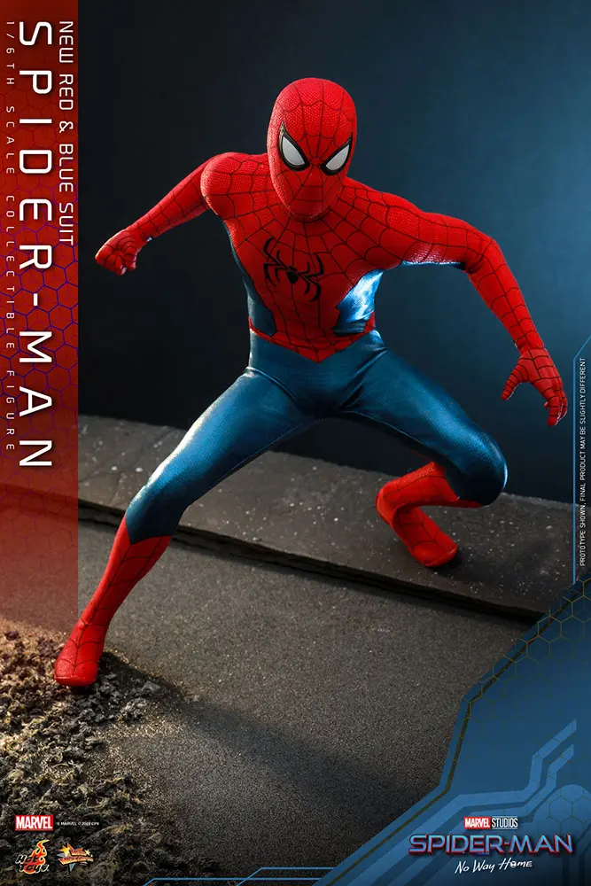 Spider-Man: No Way Home Movie Masterpiece Actionfigur 1/6 Spider-Man (New Red and Blue Suit) 28 cm termékfotó