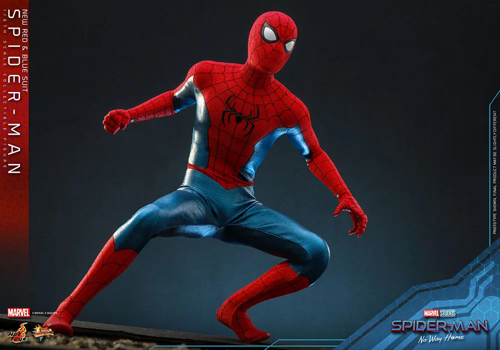 Spider-Man: No Way Home Movie Masterpiece Actionfigur 1/6 Spider-Man (New Red and Blue Suit) 28 cm termékfotó