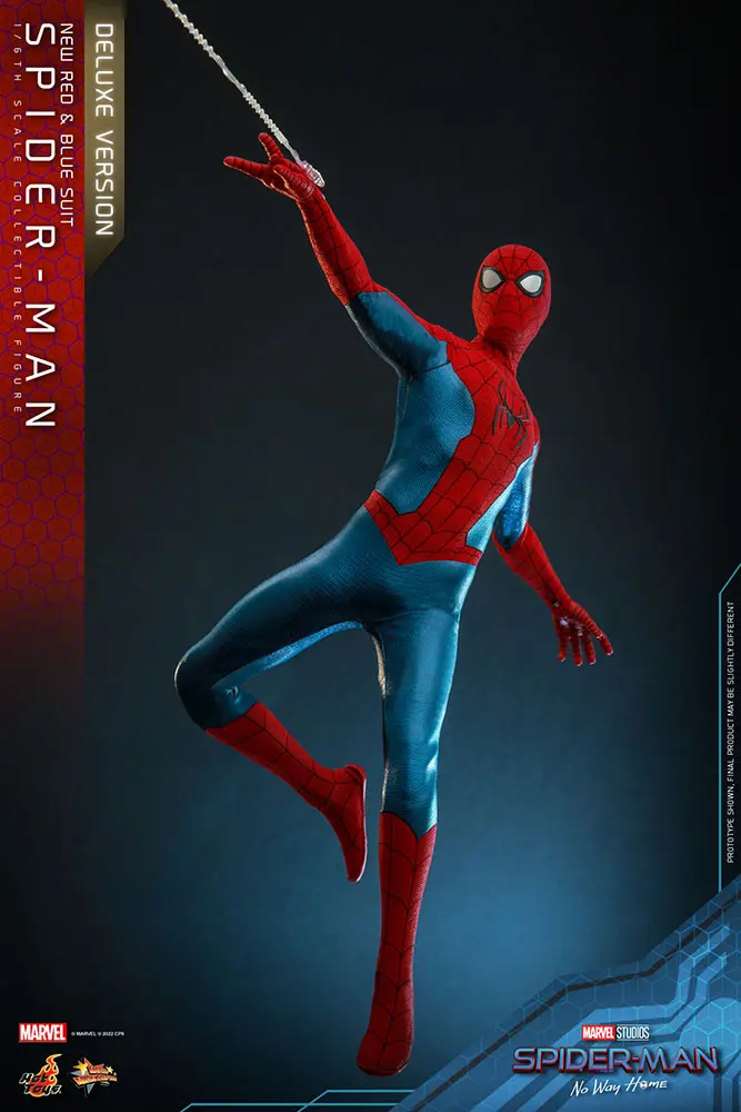 Spider-Man: No Way Home Movie Masterpiece Actionfigur 1/6 Spider-Man (New Red and Blue Suit) (Deluxe Version) 28 cm termékfotó