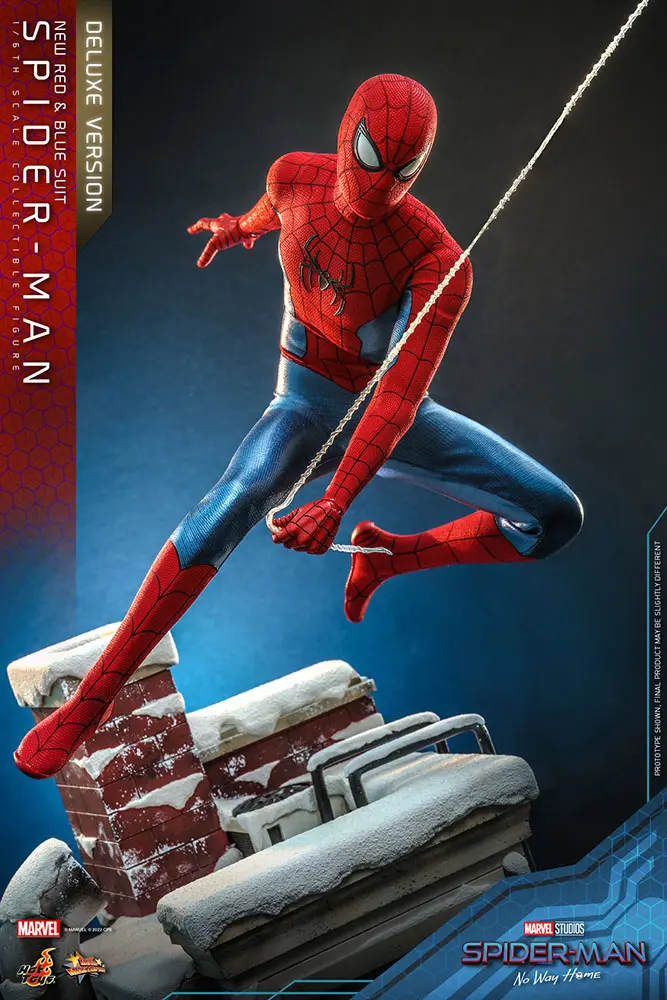 Spider-Man: No Way Home Movie Masterpiece Actionfigur 1/6 Spider-Man (New Red and Blue Suit) (Deluxe Version) 28 cm termékfotó