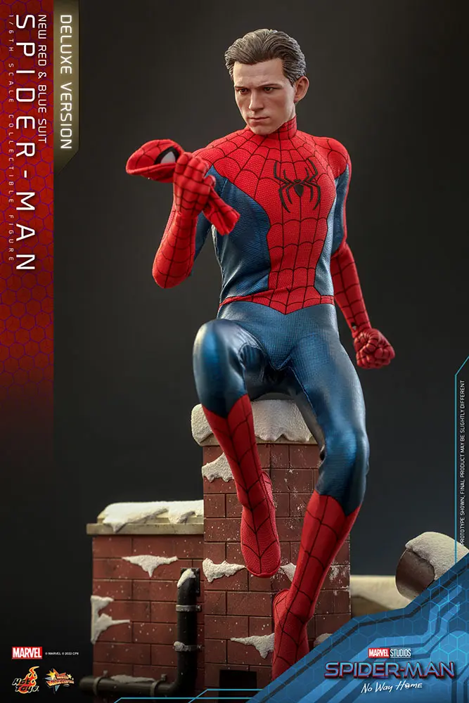 Spider-Man: No Way Home Movie Masterpiece Actionfigur 1/6 Spider-Man (New Red and Blue Suit) (Deluxe Version) 28 cm termékfotó