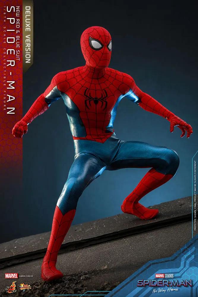 Spider-Man: No Way Home Movie Masterpiece Actionfigur 1/6 Spider-Man (New Red and Blue Suit) (Deluxe Version) 28 cm termékfotó