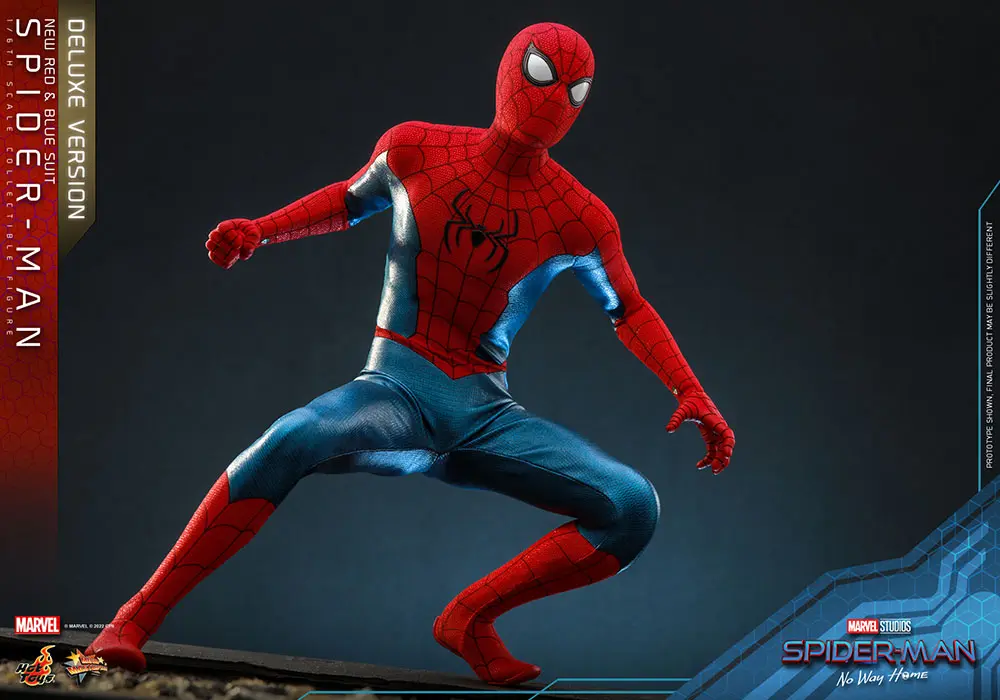 Spider-Man: No Way Home Movie Masterpiece Actionfigur 1/6 Spider-Man (New Red and Blue Suit) (Deluxe Version) 28 cm termékfotó