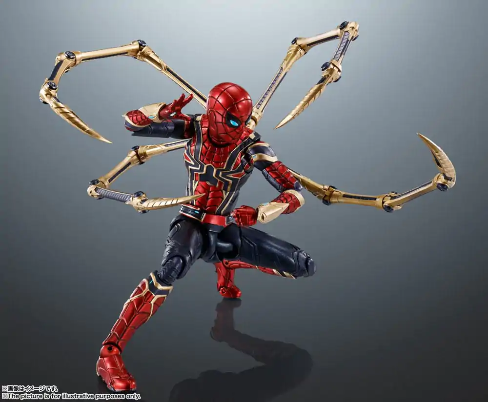 Spider-Man: No Way Home S.H. Figuarts Actionfigur Iron Spider-Man 15 cm termékfotó