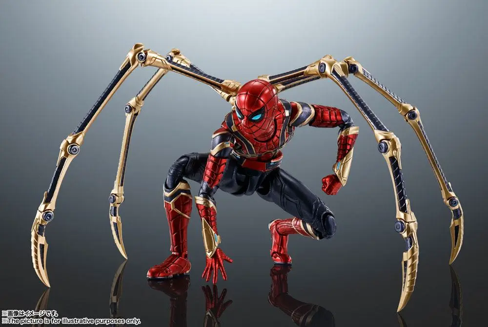 Spider-Man: No Way Home S.H. Figuarts Actionfigur Iron Spider-Man 15 cm termékfotó