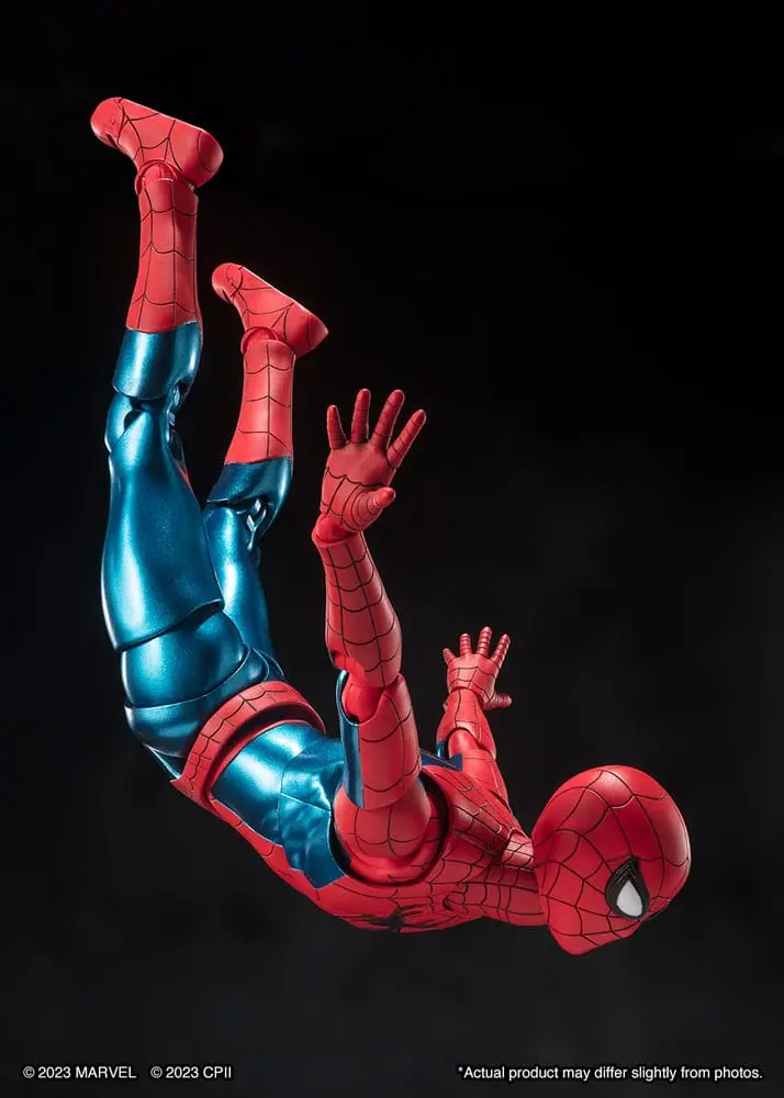 Spider-Man: No Way Home S.H. Figuarts Actionfigur Spider-Man (New Red &amp; Blue Suit) 15 cm Produktfoto