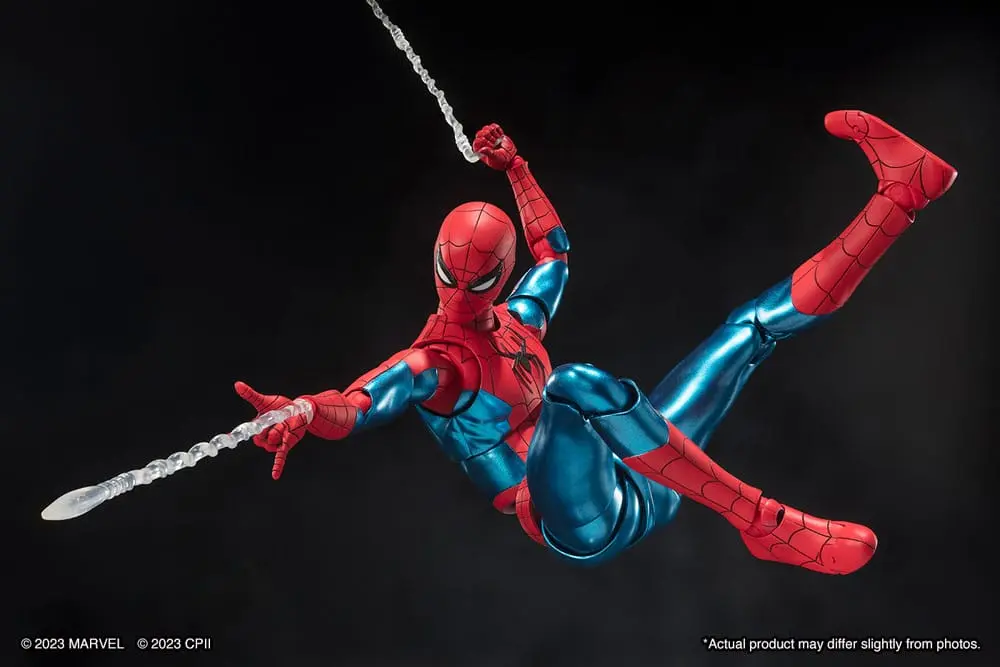 Spider-Man: No Way Home S.H. Figuarts Actionfigur Spider-Man (New Red &amp; Blue Suit) 15 cm Produktfoto