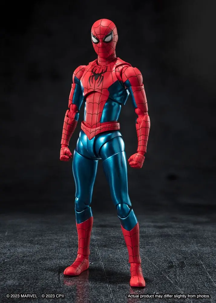 Spider-Man: No Way Home S.H. Figuarts Actionfigur Spider-Man (New Red &amp; Blue Suit) 15 cm Produktfoto