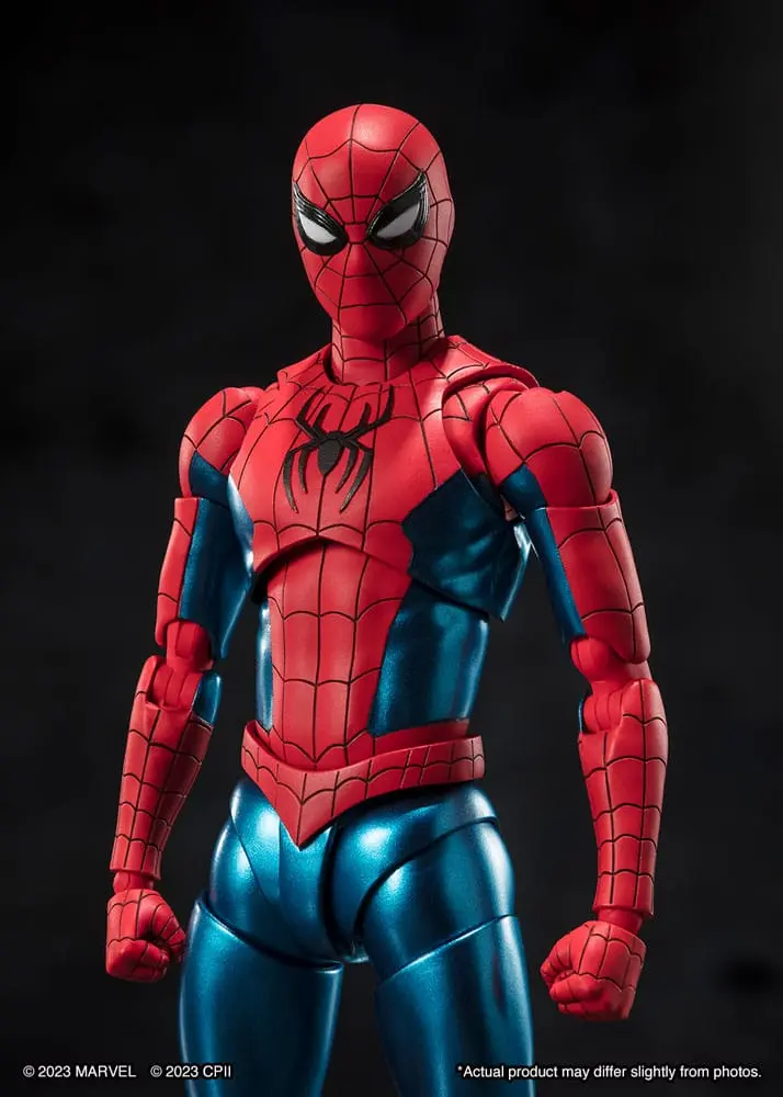 Spider-Man: No Way Home S.H. Figuarts Actionfigur Spider-Man (New Red &amp; Blue Suit) 15 cm Produktfoto