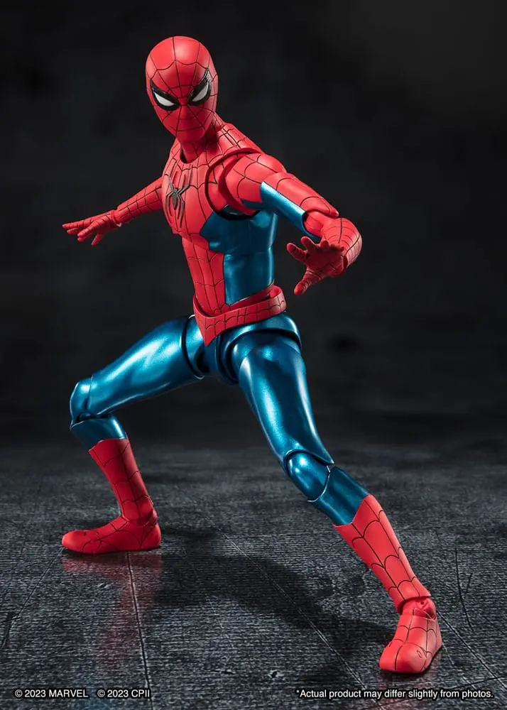Spider-Man: No Way Home S.H. Figuarts Actionfigur Spider-Man (New Red &amp; Blue Suit) 15 cm Produktfoto