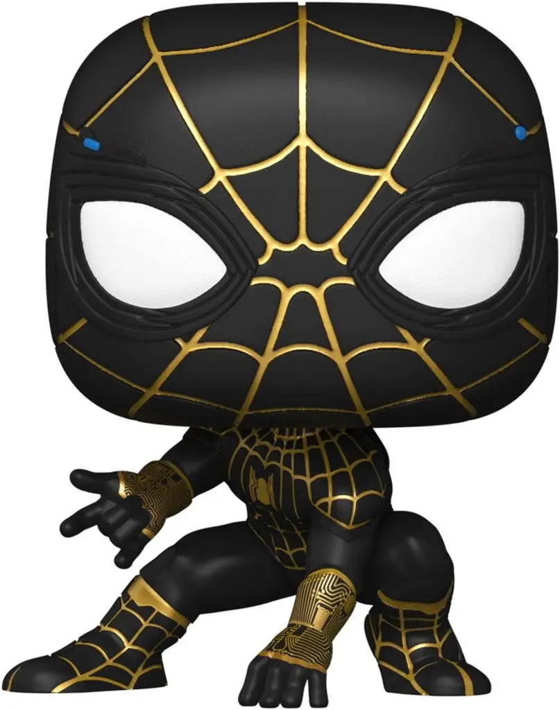 Spider-Man: No Way Home Super Sized Jumbo POP! Vinyl Figur Spider-Man (Black & Gold Suit) 25 cm Produktfoto