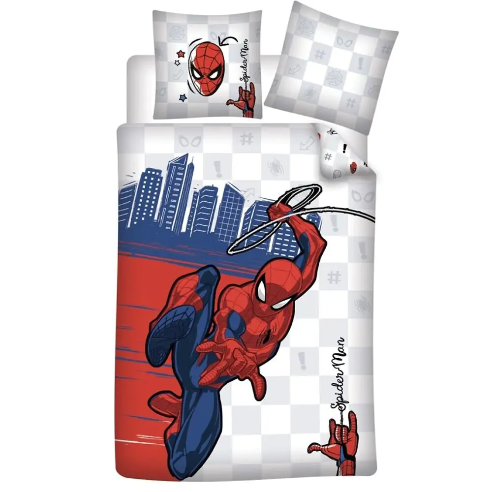 Marvel Spiderman Baumwoll Bettbezug Bett 90cm Produktfoto